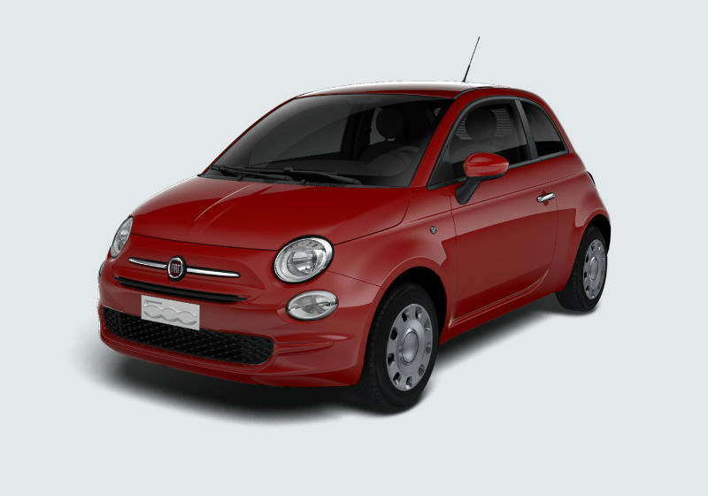 FIAT 500 1.2 Pop Rosso Passione Km 0