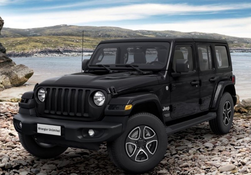 JEEP Wrangler Unlimited 2.2 Mjt II Sport auto Black Clear Coat Km 0