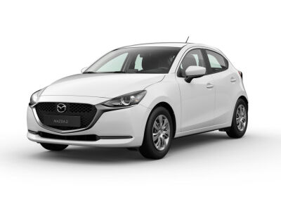 MAZDA 2 1.5 m-hybrid Evolve 75cv Arctic White Da immatricolare