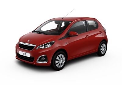 PEUGEOT 108 VTi 72 S&S 5 porte Active Rosso Scarlet Km 0