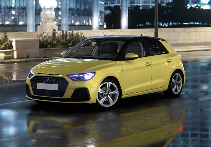 Audi A1 Spb 30 Tfsi Admired Giallo Pitone Km 0 A Soli 23 440 Su Miacar Zlw0wlz