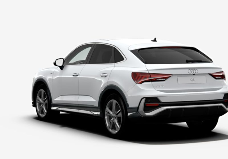 Audi Q3 Sportback 2.0 tdi S line edition stronic Bianco ghiacciaio Km
