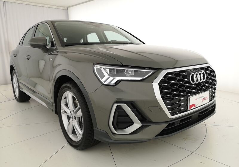 Audi Q3 Sportback 2.0 tdi S line edition stronic Grigio Chronos Nuova
