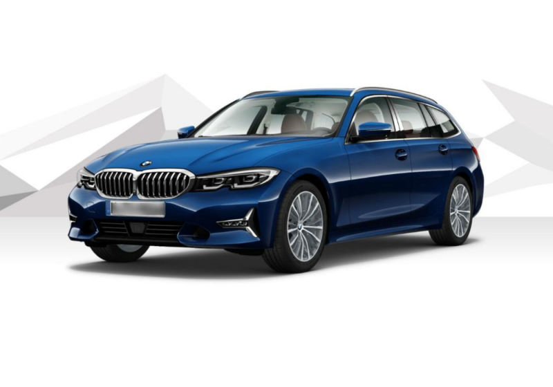 BMW Serie 3 320d Touring Luxury Tanzanite Blue Km 0 a soli