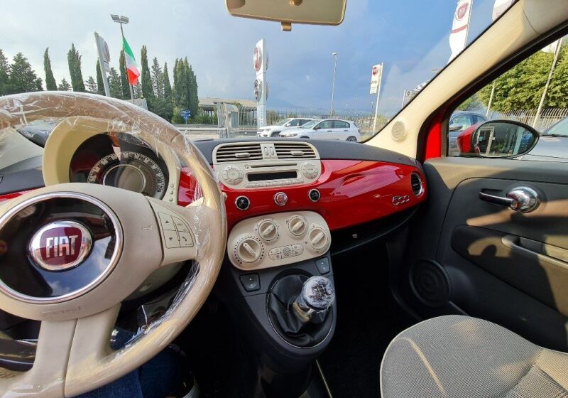 FIAT 500 1.3 mjt 16v Lounge 95cv my14 Rosso Passione Usato Garantito 9T0CKT9-c