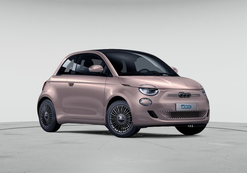 Fabelhafte Fiat 500 Cabrio Rosa Bild