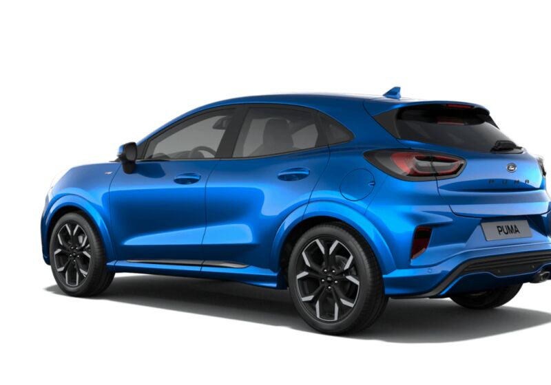 ford puma titanium desert island blue