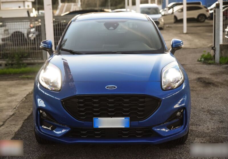 Ford Puma 1.0 ecoboost hybrid STLine X s&s 125cv Desert Island Blue Km 0 a soli 22.940€ su
