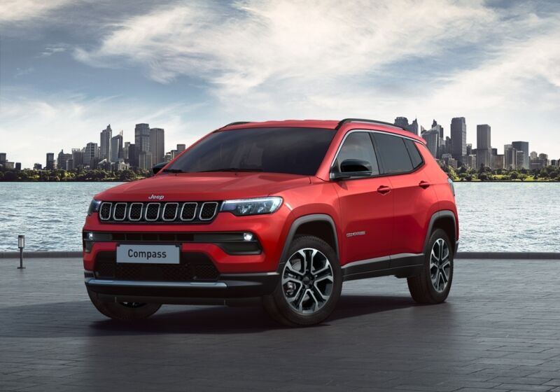 Jeep Compass красный