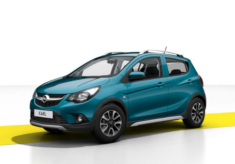 opel karl rocks 1.0 73 cv petrol blue km 0 a soli 11.000