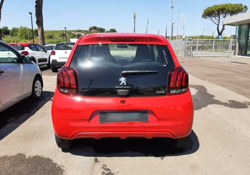 Peugeot 108 VTi 72 5 porte Active Rosso Scarlet Usato Garantito WZ0CTZW-kfz82967162_20220428_122612_censored